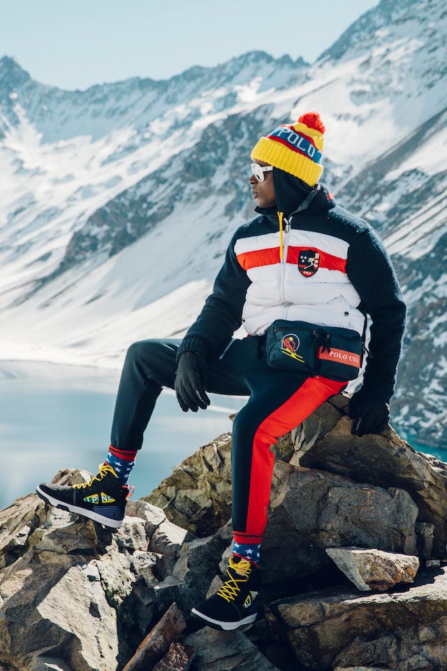 Downhill skier ralph lauren